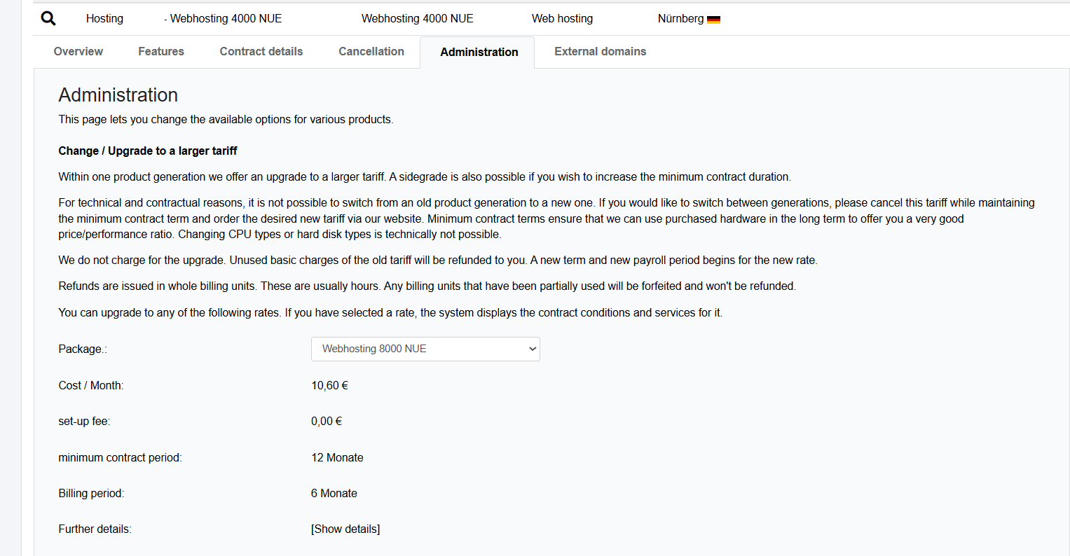 Managing upgrades in the CCP